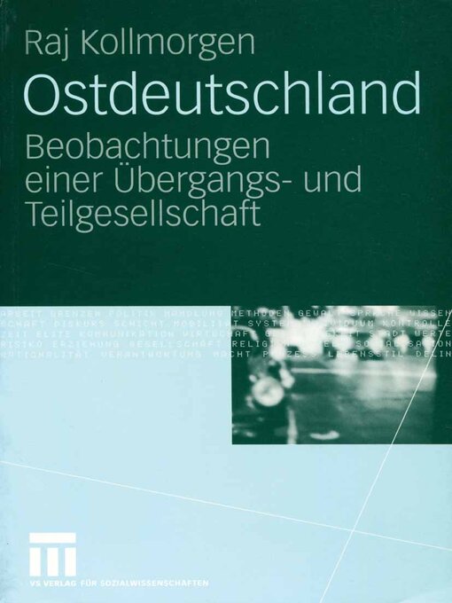 Title details for Ostdeutschland by Raj Kollmorgen - Available